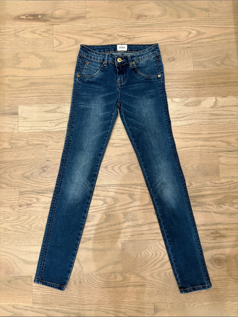 Hudson Jeans Kids Dark Blue Slim Stretch Jeans